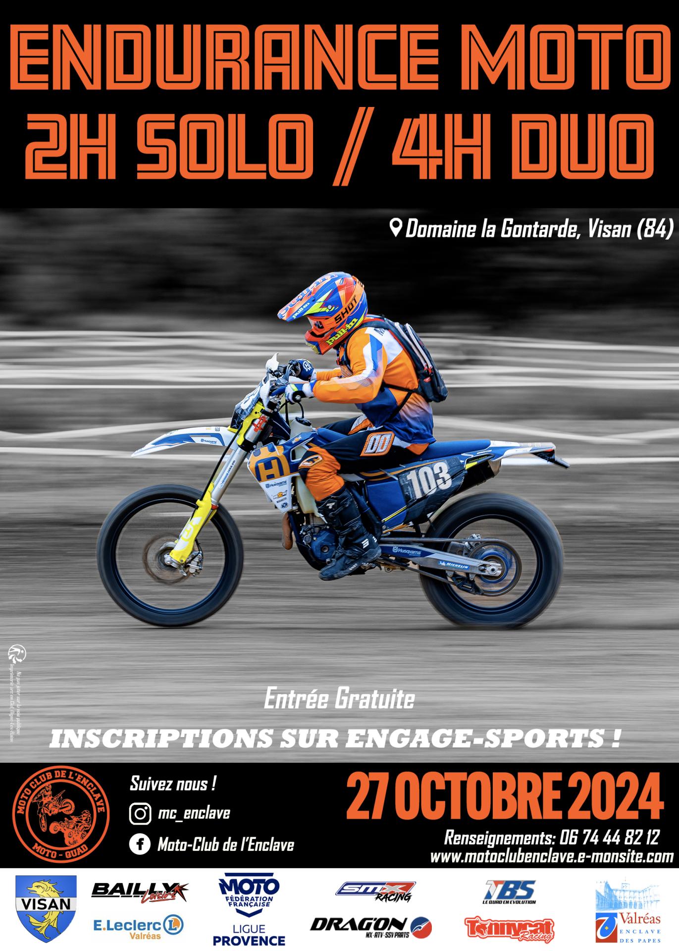 Affiche moto 2024